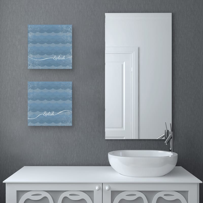 Splish & Splash by Design Lab Canvas S/2 by Design Lab Canvas Art Prints