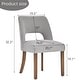 preview thumbnail 89 of 144, Wooden Dining Chairs Set of 2/4/6,Modern Fabric Upholstered Dining Room Chair Kitchen Chairs