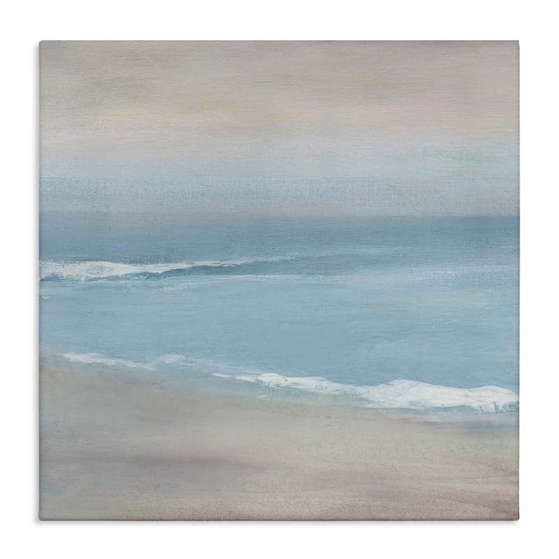Stupell Coalescing Ocean & Shore Canvas Wall Art Design By Carol Robinson - 17 x 17