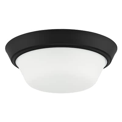 Edessa Flush Mount with Satin Etched Glass - 13