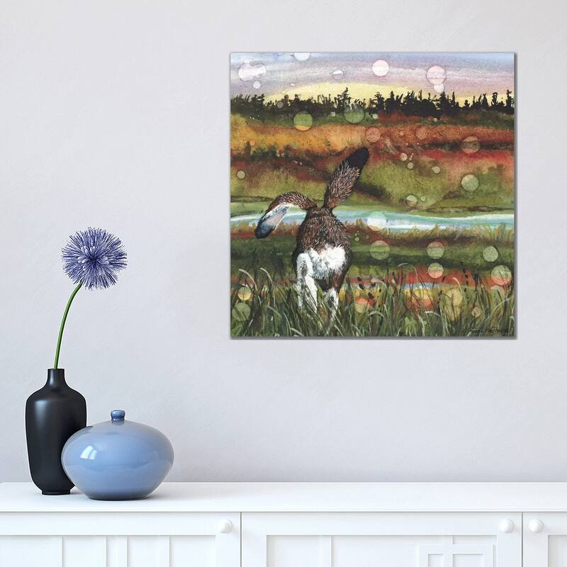 iCanvas "Lolloping" by Maggie Vandewalle Canvas Print - 18x18x1.5
