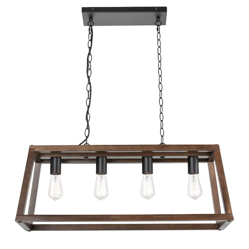 Light Society Bristol Wood Pendant Lamp