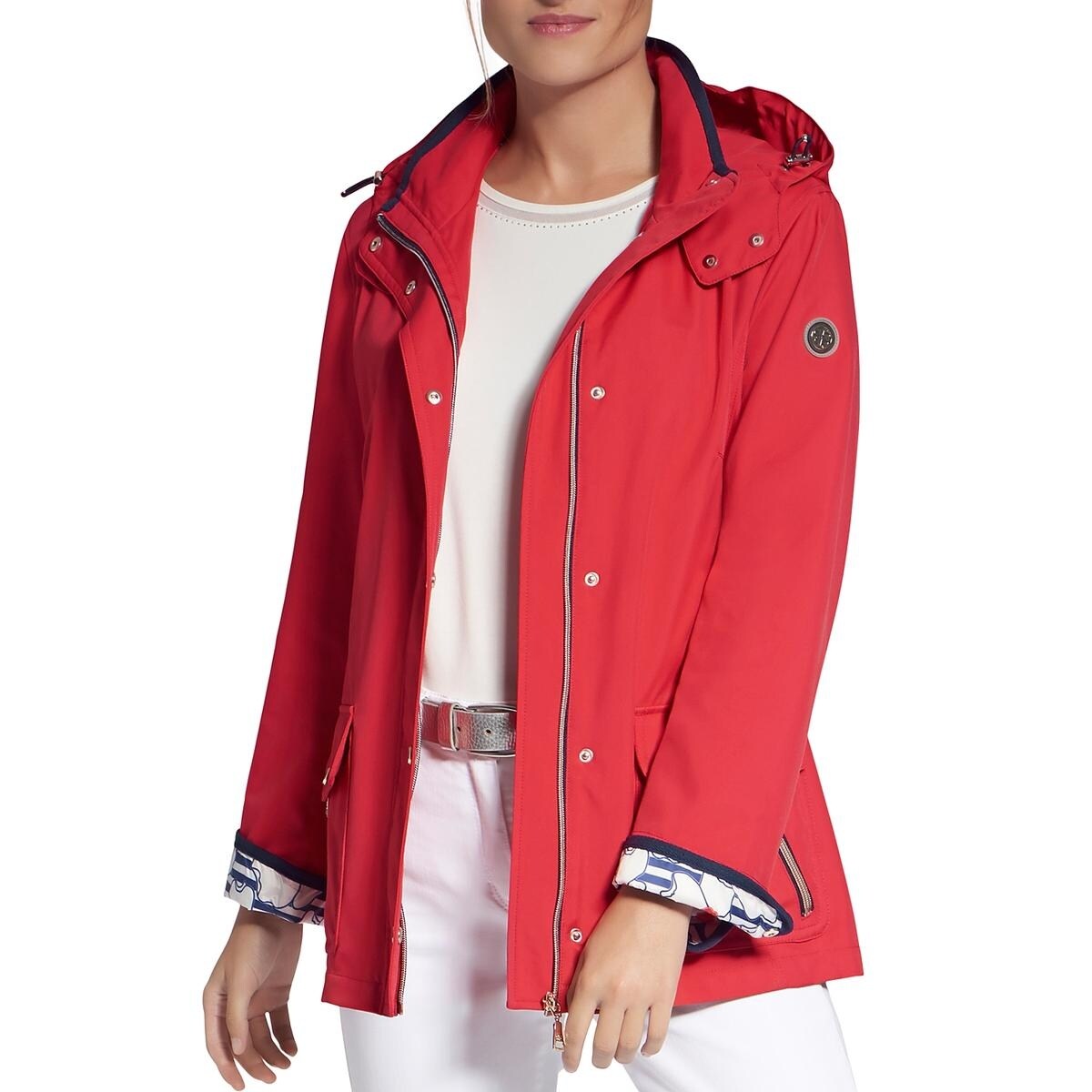 Shop Basler Womens Plus Outdoor Raincoat Fall Water Repellent