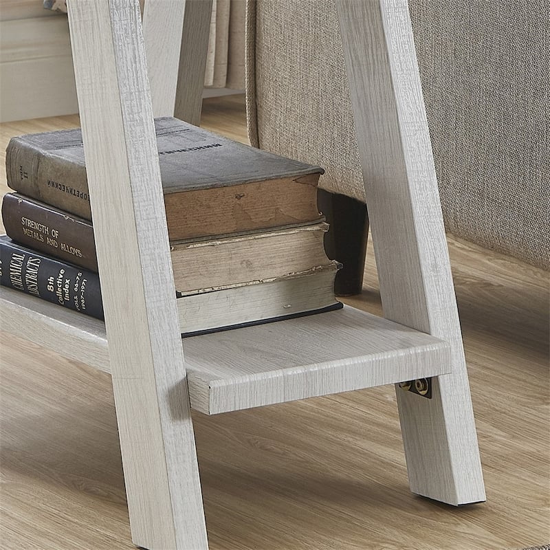 Contemporary Wood Shelf Side Table