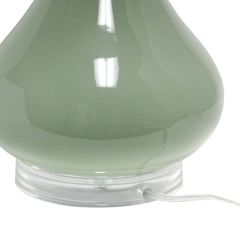 Lalia Home Droplet Table Lamp with Fabric Shade