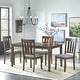preview thumbnail 1 of 18, Simple Living Olin Barn Wood Dining Set Rustic Brown 5pc