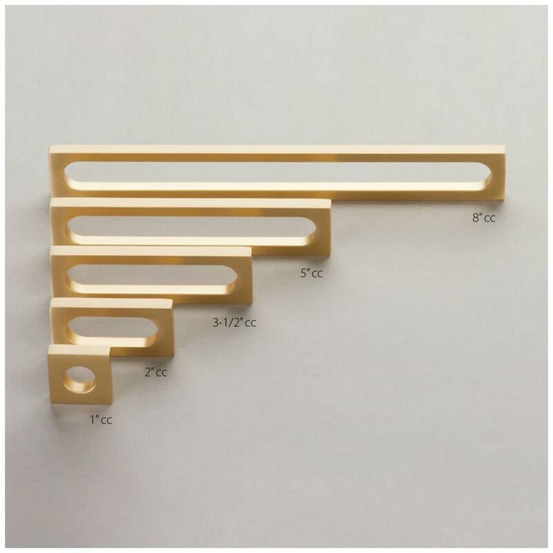 Schaub and Company 10041 Cafe Modern 3" Center to Center Oval Pill
