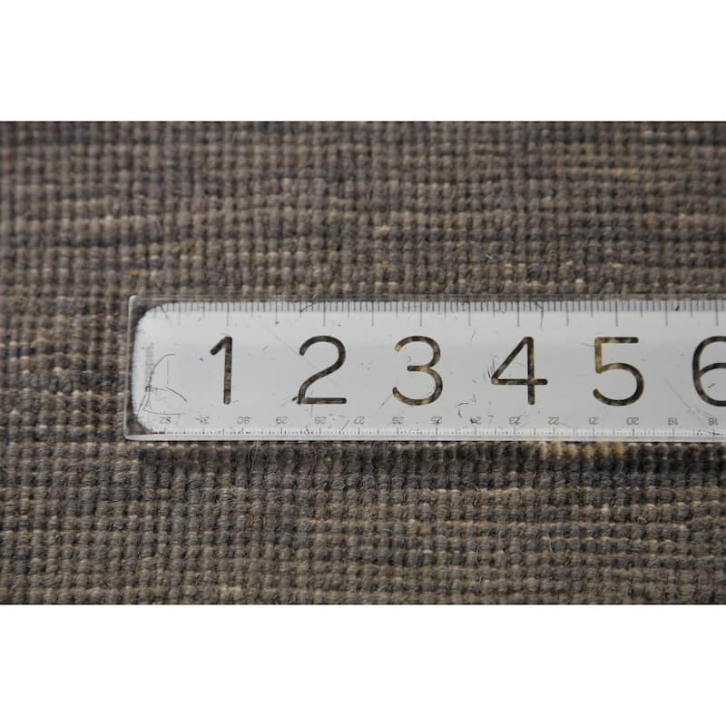 Grays & Beige Modern Gabbeh Area Rug Handmade Wool Carpet - 6'9" x 9'8"