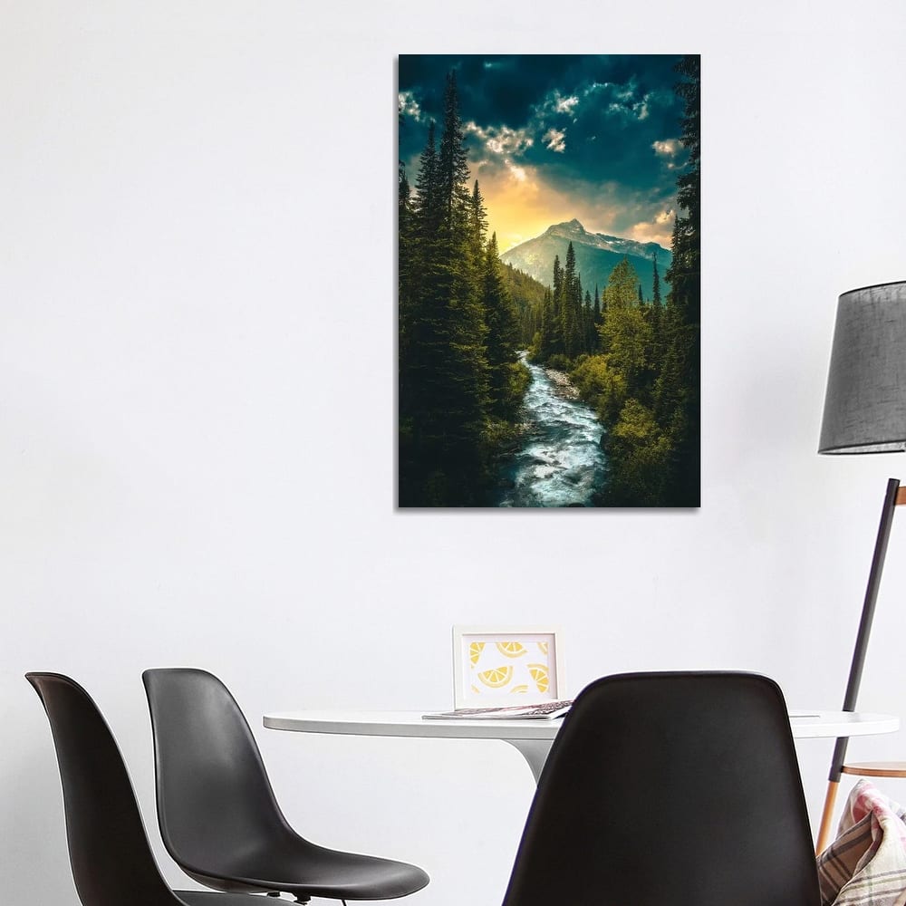iCanvas "Where The River Flows" by Zach Doehler Canvas Print
