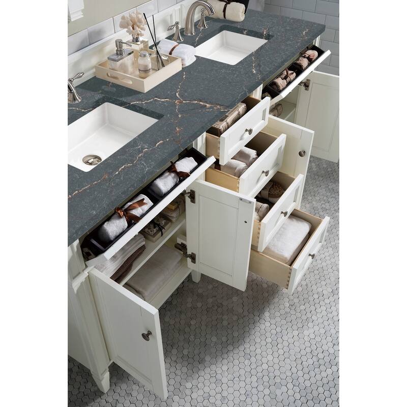 James Martin Vanities 650-V72-FPBL Brittany 72" Free Standing Double