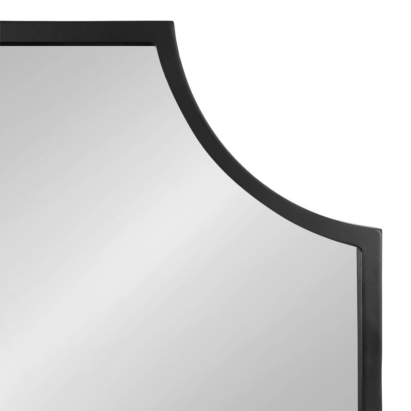 Kate and Laurel Travis Scalloped Arch Framed Wall Mirror