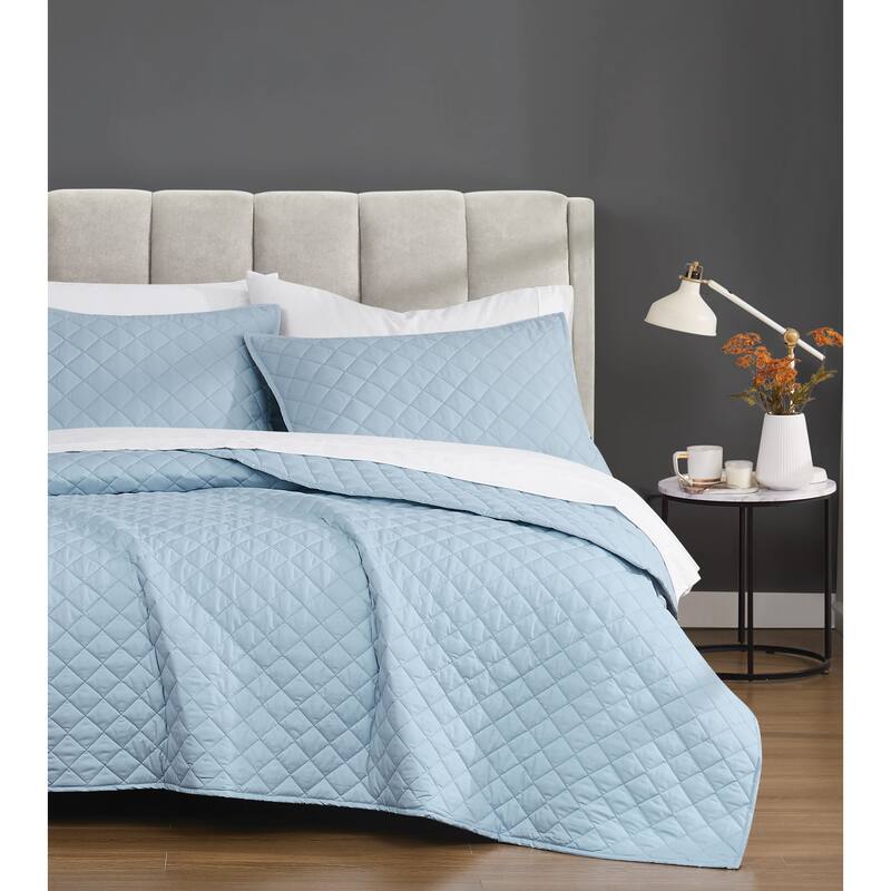 Cannon Solid Percale Quilt Set