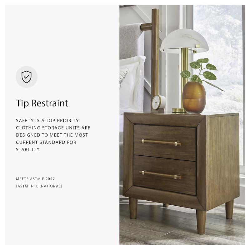 Signature Design by Ashley Lyncott Brown Nightstand