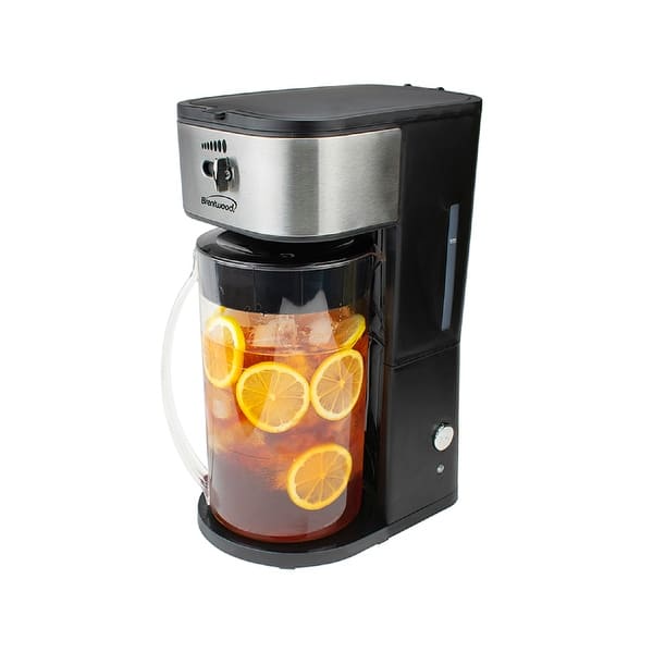slide 2 of 9, Brentwood KT-2150BK Iced Tea and Coffee Maker with 64oz Pitcher, Black Black