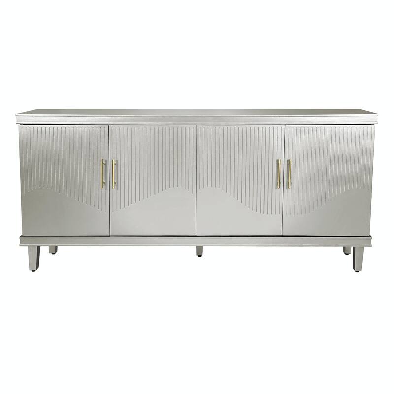 Large 4-Door Cabinet for Living Room, Kitchen, Bedroom, Hallway
