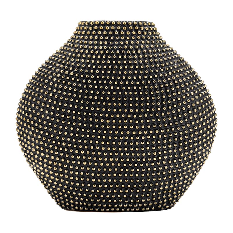 Sagebrook Home Contenporary Ceramic Beaded Vase