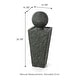 preview thumbnail 33 of 33, Demta Floating Sphere Oversized LED Fountain by Havenside Home