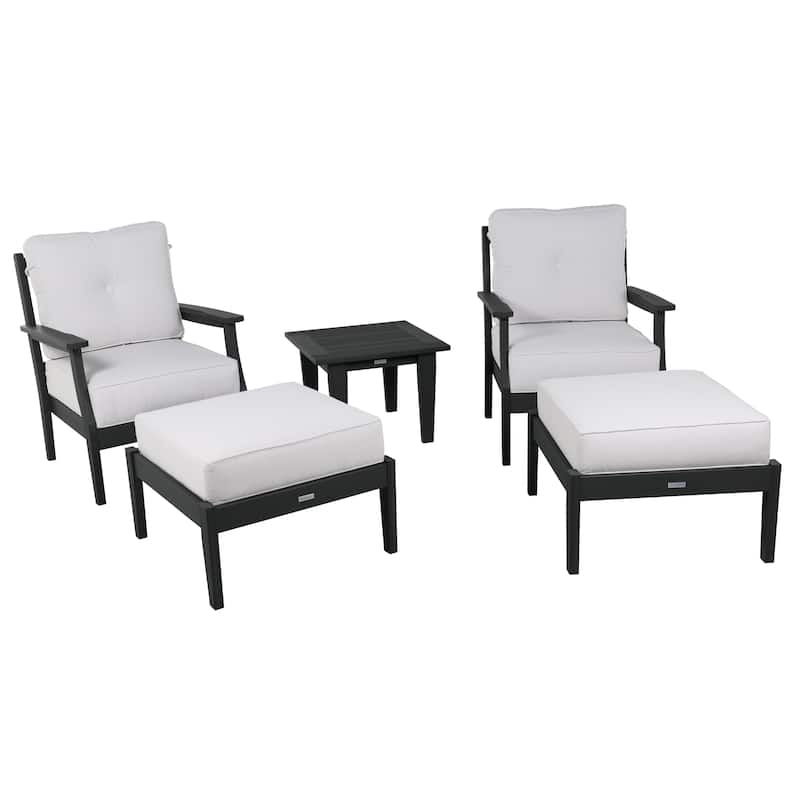 HIGHWOOD Lehigh 5-Piece Deep Seating Set - Bliss Linen