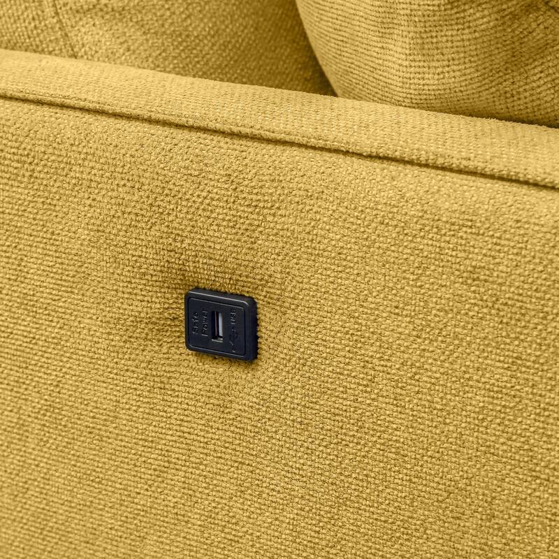 Living Space sofa 3 seater With Waterproof Fabric, USB Charge port