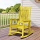 preview thumbnail 91 of 110, Modern High-Back Rocking Adirondack Chair All Weather