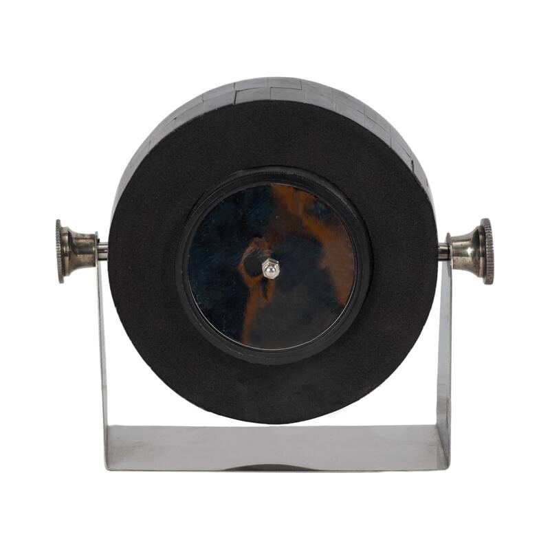 Sagebrook Home's Elegant Designer Steel & Glass Clock