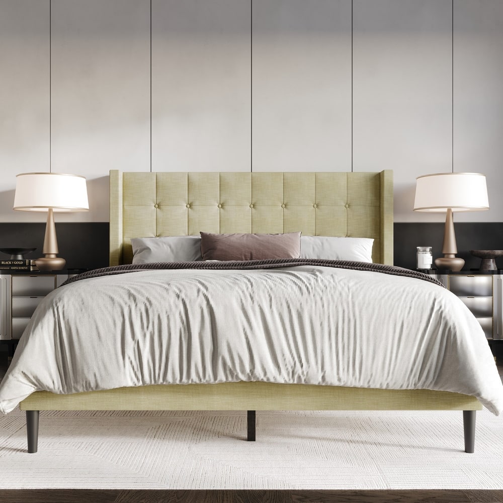 Danville Tufted Upholstered Platform Bed