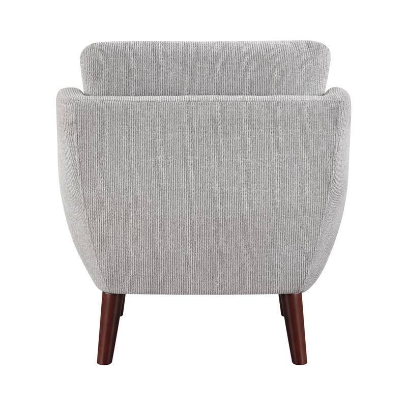 Canyon 26.5" Chenille Accent Chair - Espresso Finish Solid Wood Legs