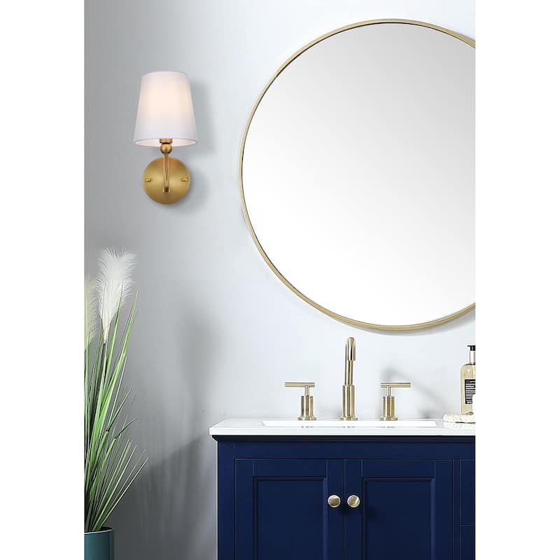 Elegant Lighting LD7322W6 Senna 12" Tall Bathroom Sconce