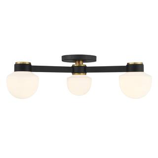 Bellevue SHCF42274 3 Light 30" Wide Semi-Flush Ceiling Fixture with