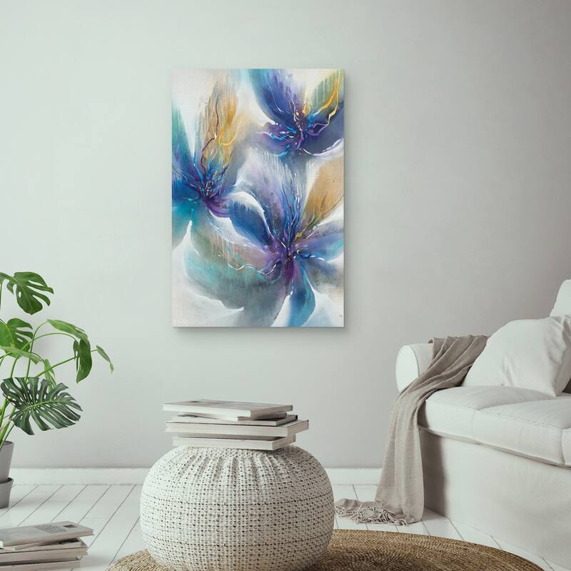 Amethyst Flicker by K. Nari Canvas Art Print