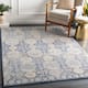 Copper Grove Appingedam Vintage Medallion Area Rug - 7'10" x 10'2" - Navy