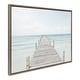 preview thumbnail 14 of 21, Kate and Laurel Sylvie Wooden Pier Framed Canvas by Amy Peterson