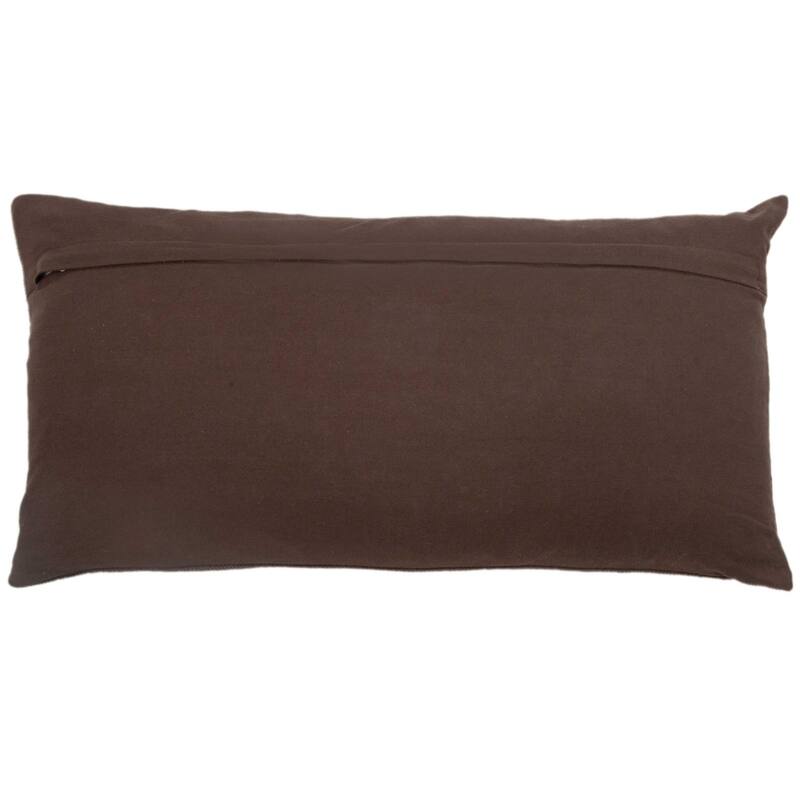 Rizzy Home Solid Modern Velvet Corduroy Throw Pillow