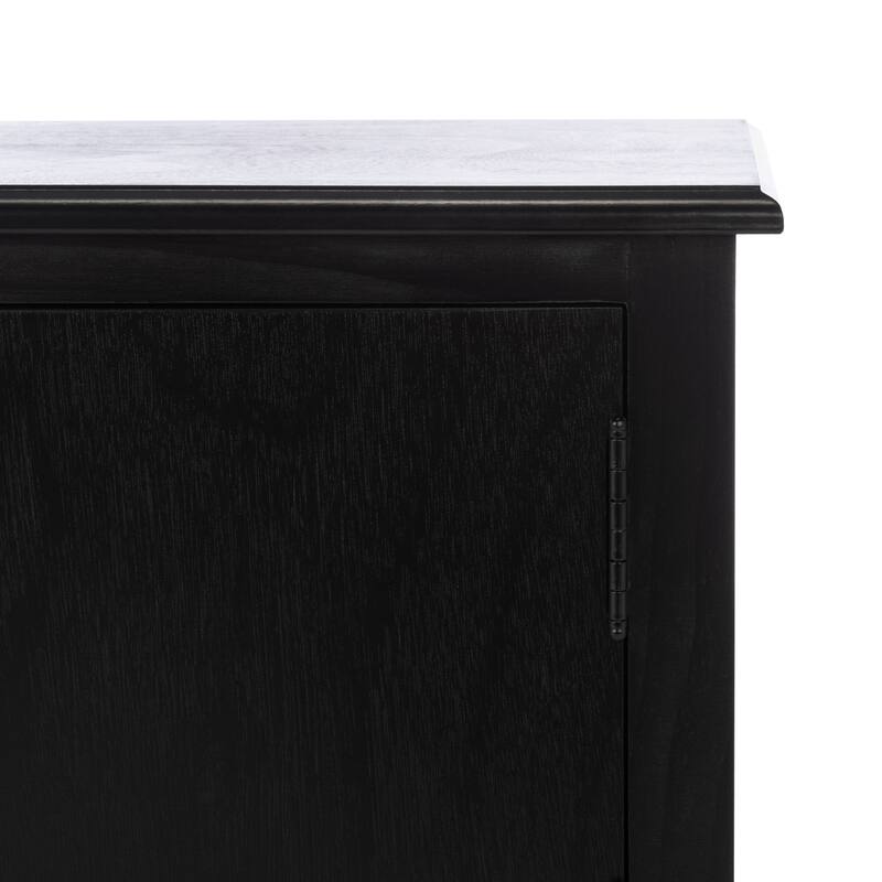 SAFAVIEH Tess 2-Door 1-Shelf TV Media Stand - 47.3" W x 15.8" L x 20" H - 47Wx16Dx20H - Black