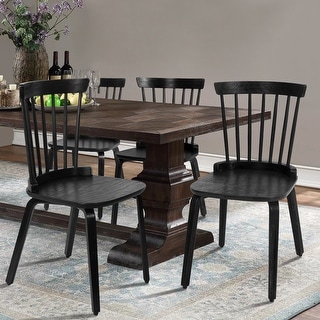 Windsor Dining Farmhouse Spindle Back Dining Chairs Farmhouse