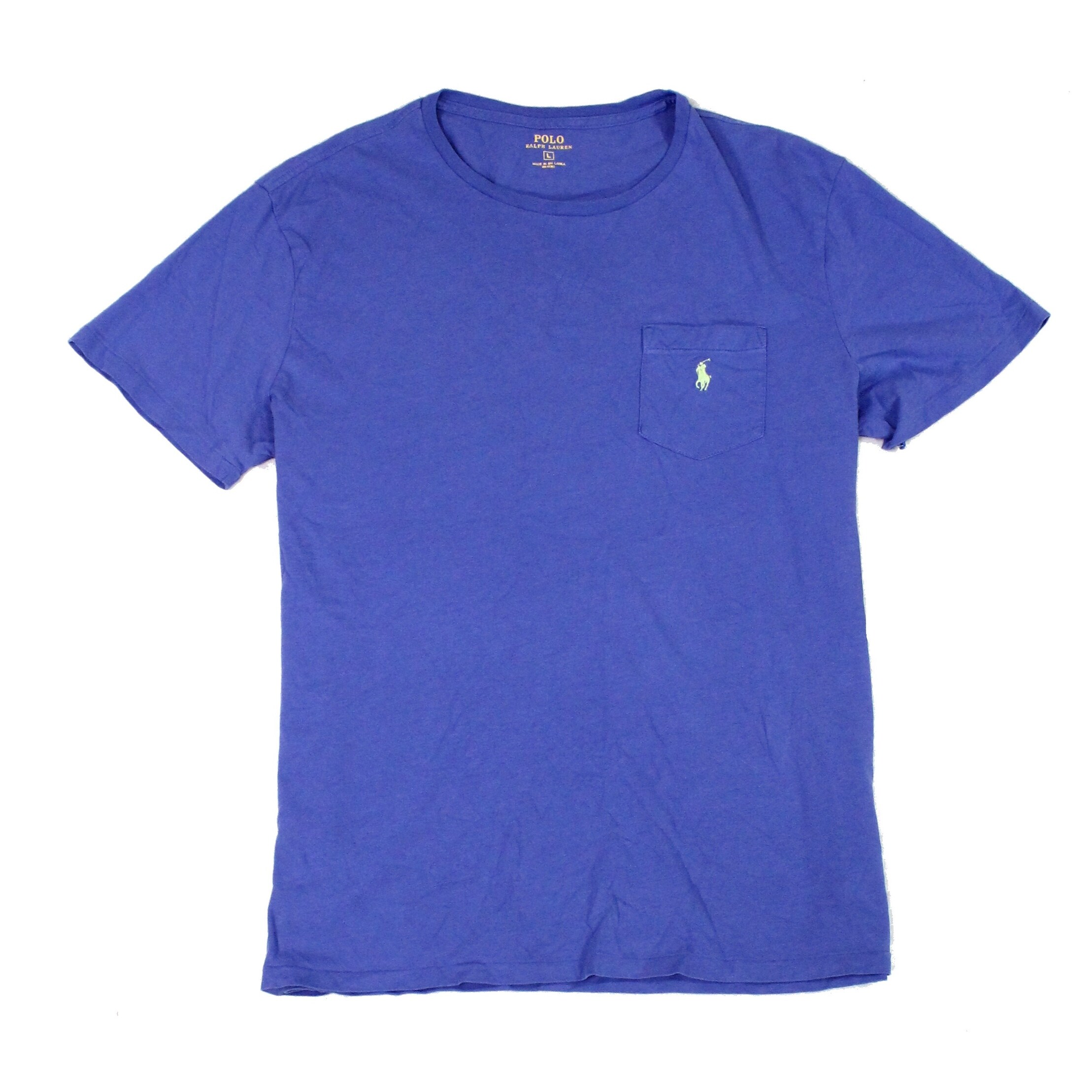 Shop Polo Ralph Lauren Mens T Shirt Blue Size Large L Jersey Crewneck Tee Overstock 32069112