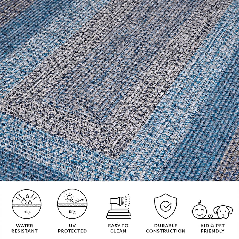 SAFAVIEH Handmade Braided Ecenur Indoor/Outdoor Machine Washable Rug