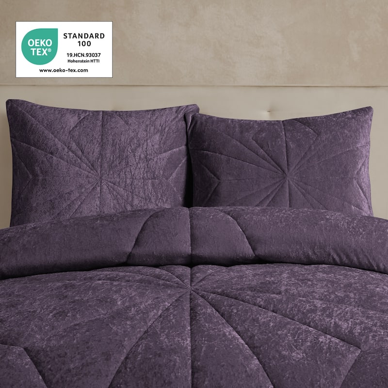 Gabriel Geometric Quilted Comforter Set