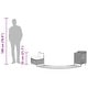preview thumbnail 29 of 27, vidaXL Hot Tub Surround Bench and Spa Step Poly Rattan and Solid Wood Acacia - 32.3"/44.1" x 17.3" x 1.2"