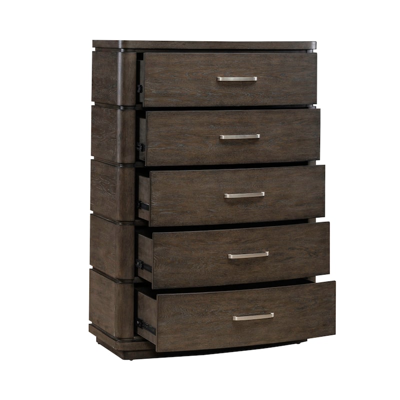 Liberty Furniture Cascade Falls Panel Bed, Dresser & Mirror, Chest, Night Stand - California King, King, Queen