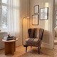 preview thumbnail 1 of 6, Safavieh Mid-Century Rainbow Striped Accent Chair 24"W x 28"D x 30"H (Set of 2) - Multi