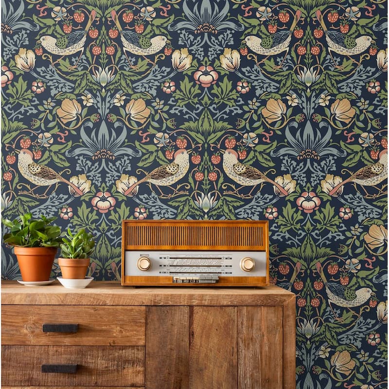 NextWall Aves Garden Peel and Stick Wallpaper