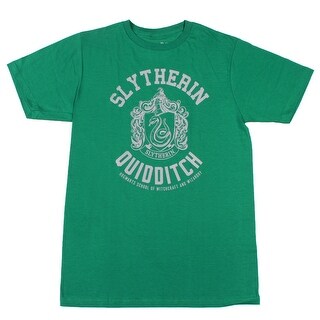 Shop Harry Potter Slytherin Quidditch Team Adult T Shirt