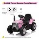 preview thumbnail 27 of 38, Kids Battery Powered Electric Tractor with Parent Remote Control & Trailer