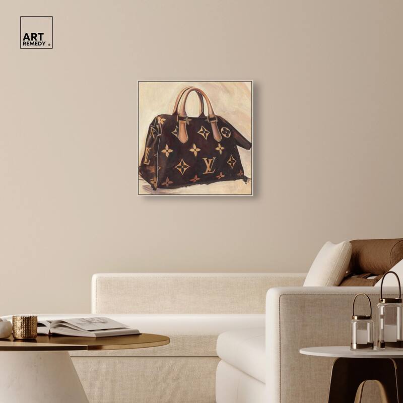 Doll Memories Majestic Monogram Canvas by Art Remedy