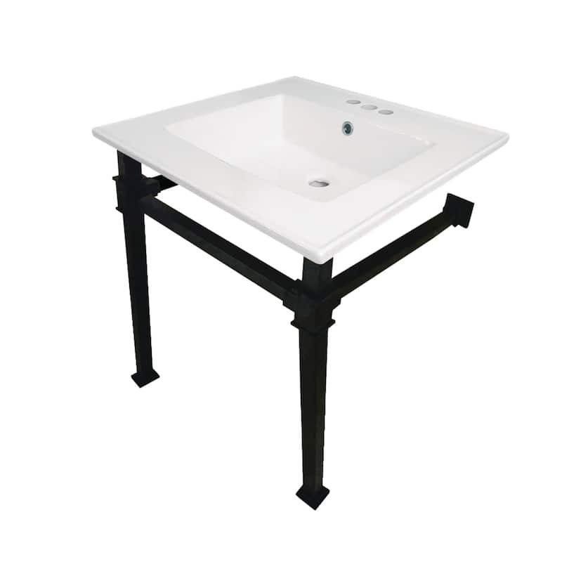 Kingston Brass Monarch 25" Wide Console Sink Set