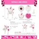 preview thumbnail 2 of 4, DolliBu Happy Mother’s Day Super Soft White Unicorn Plush Hat - 16 inches