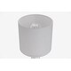 preview thumbnail 81 of 106, 16-in. Glass Lamp w/ Brushed Nickel Accents and Drum Shade