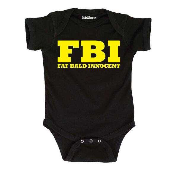 Shop Fbi Fat Bald Innocent Baby One Piece On Sale Overstock