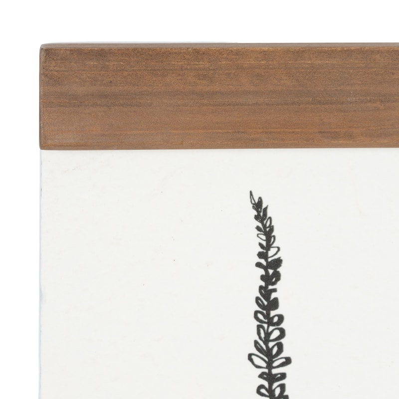 Kate and Laurel Lory Hanging Art Plaque Set